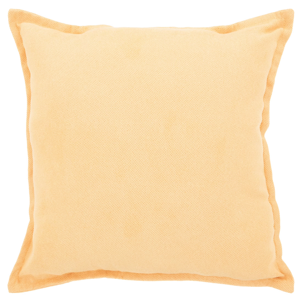 Faux Suede Decorative Throw Pillow, 18 in X 18 In, Square, Curry Yellow, 1 Pillow
