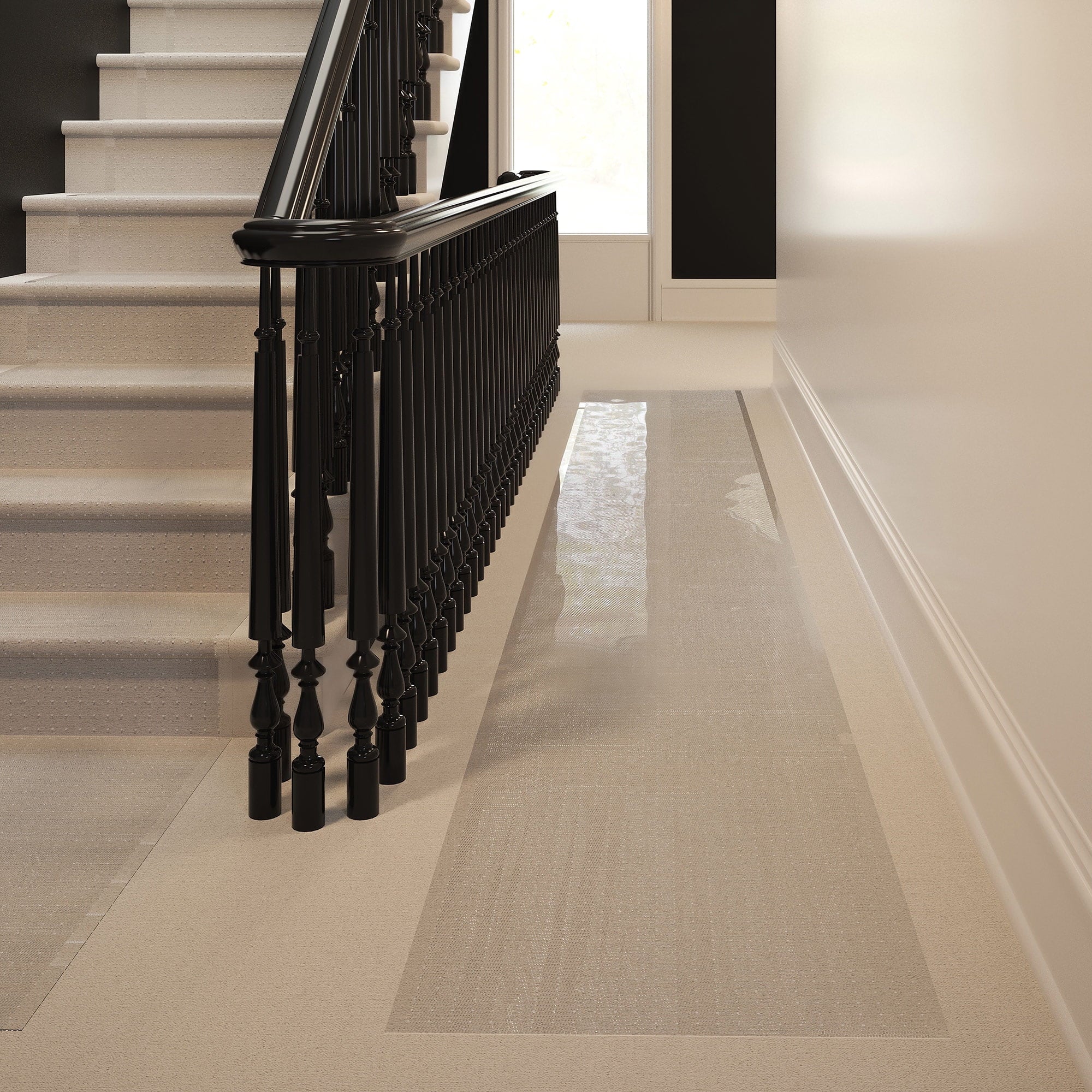 2' X 12' Runner Vinyl Clear Carpet Protector