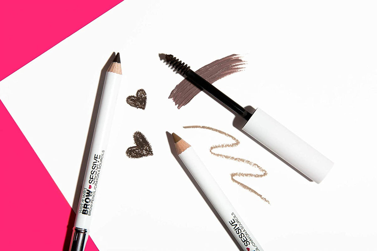 Brow-Sessive Brow Pencil, Ultra-Precise Dual Ended Spoolie Brush for Perfect Buidlable Blendable Shaping, Natural Lasting Shades for Every Brow, Cruelty-Free & Vegan - Taupe(Packaged)