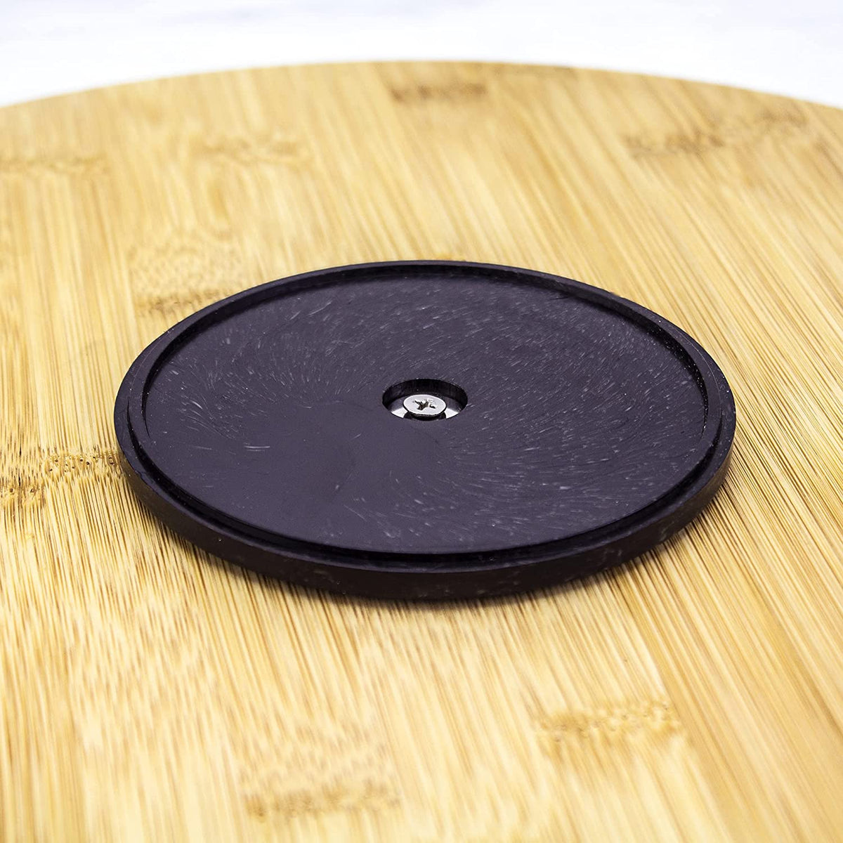 14 Inch Bamboo Lazy Susan Turntable for Kitchen & Table Top | Keep Spices, Sauces, Condiments, and Seasonings within Reach. Sized for Kitchen Cabinets, Pantries, Counters, and Table Tops.