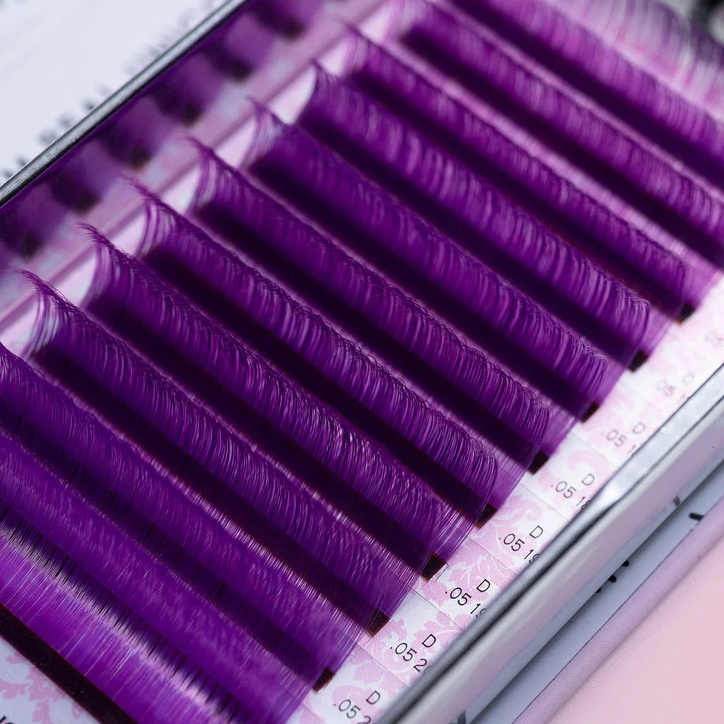 PURPLE LASHES (12 ROW)