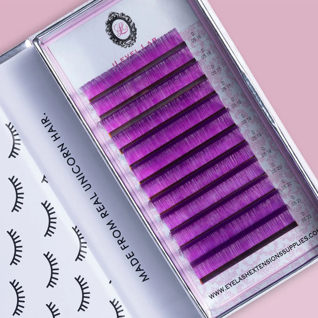 PURPLE LASHES (12 ROW)