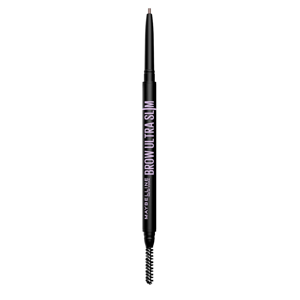 Express Brow Ultra Slim Eyebrow Makeup, Brow Pencil with Precision Tip and Spoolie for Defined Eyebrows, Soft Brown 255, 1 Count