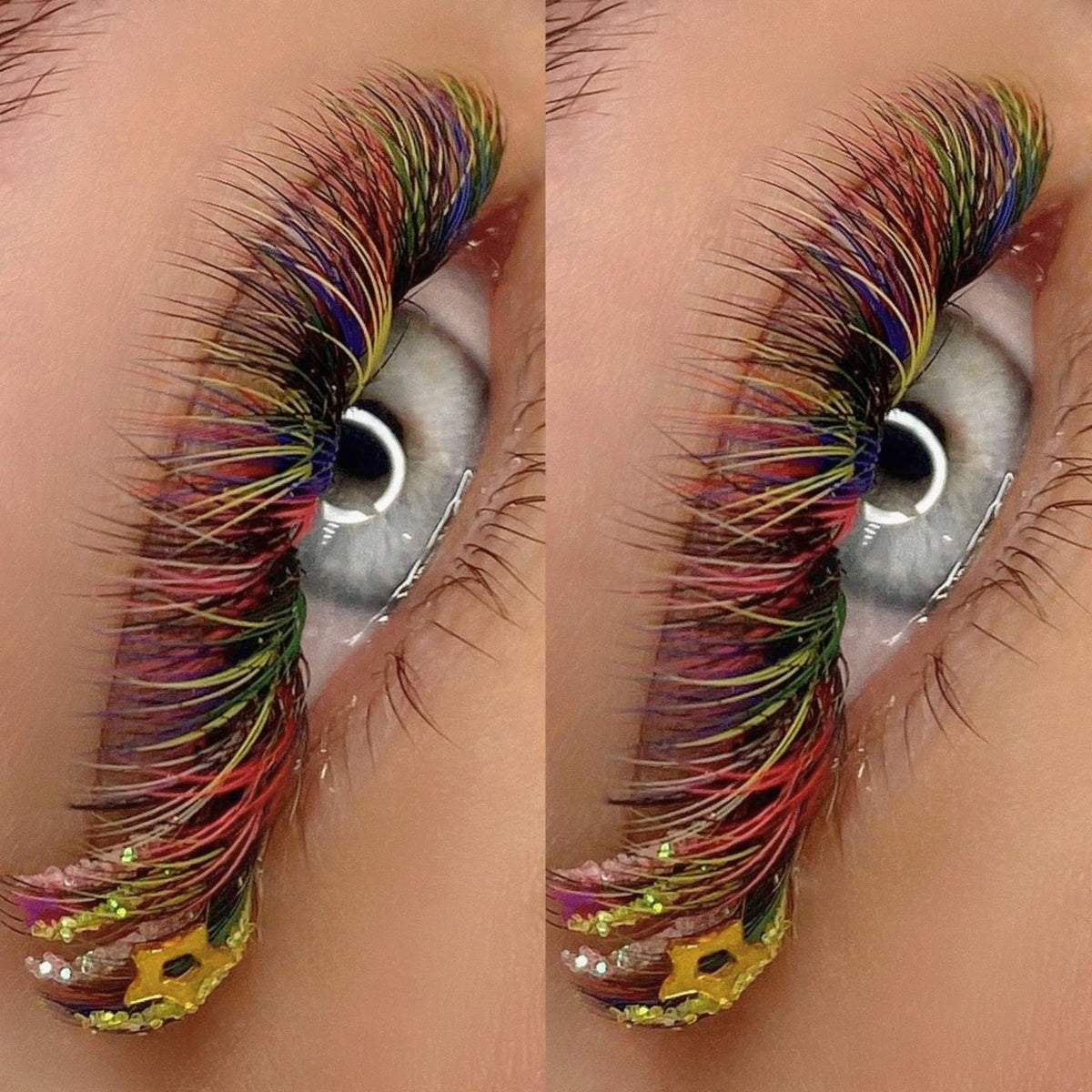 PURPLE LASHES (12 ROW)